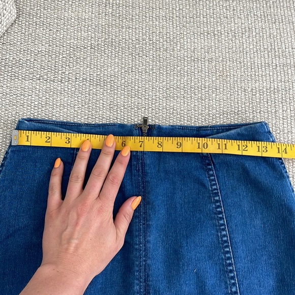 Free People Modern Femme Denim Skirt - Picture 6 of 7